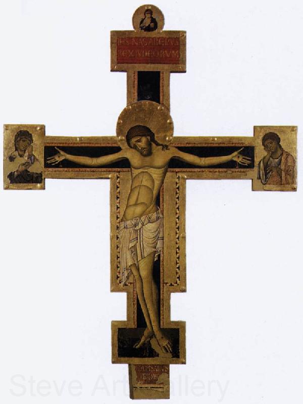 GIUNTA PISANO Crucifix sdh France oil painting art